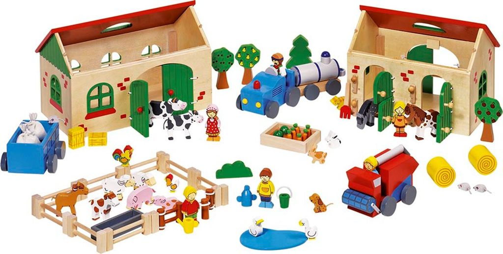 goki 58598 Mein Bauernhof, bunt (1 Set) Produktbild 
