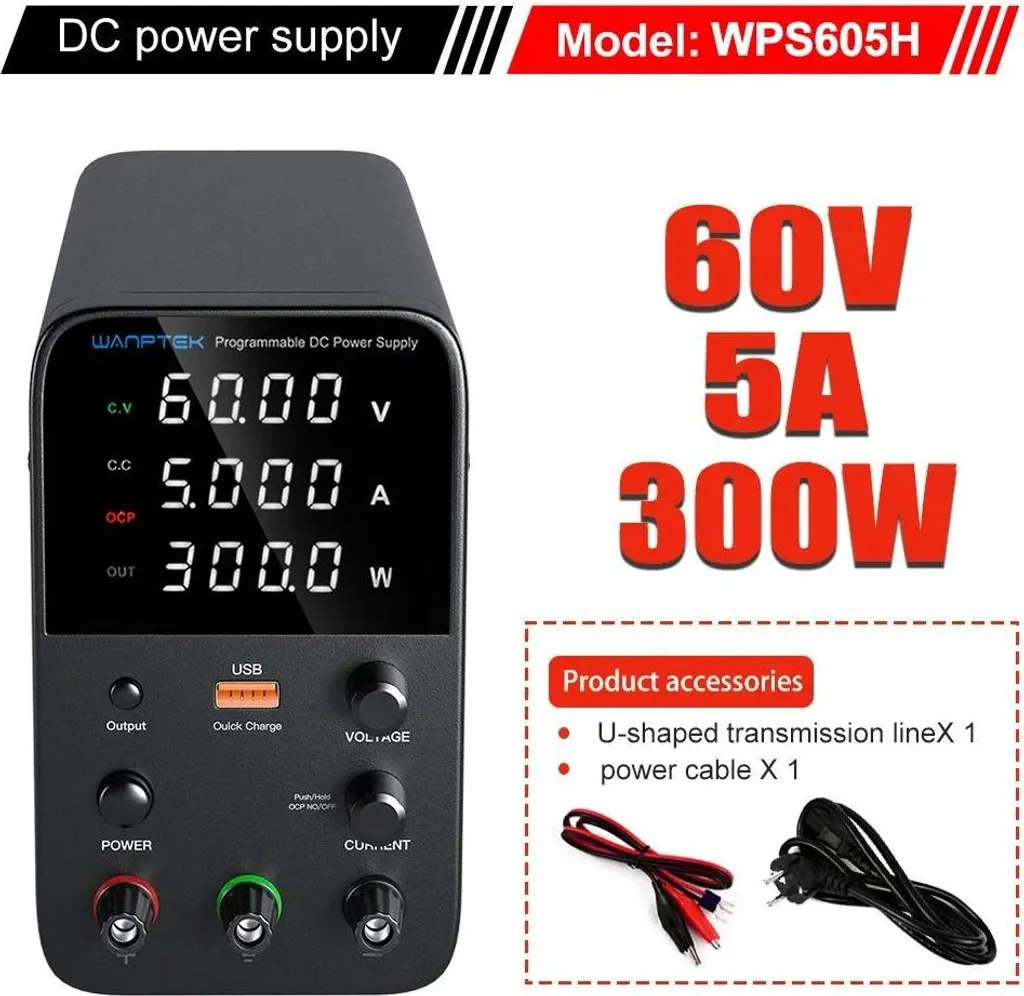 Source d'alimentation DC variable 30V 10A avec protection OCP active - 2