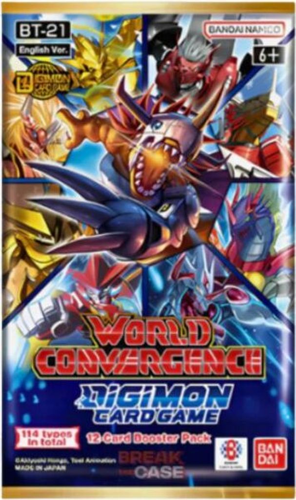 Digimon Card Game World Convergence BT21 Booster Anglais Image du produit 