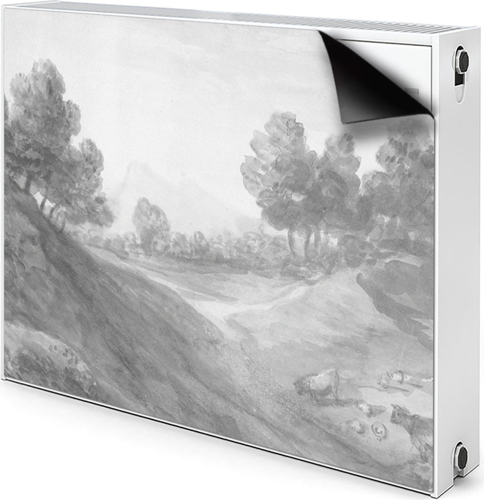 Magnet Heizkörper-Abdeckung Verkleidung Abdeckung Heizkörperabdeckung 110x60 cm - Stil, Jahrgang