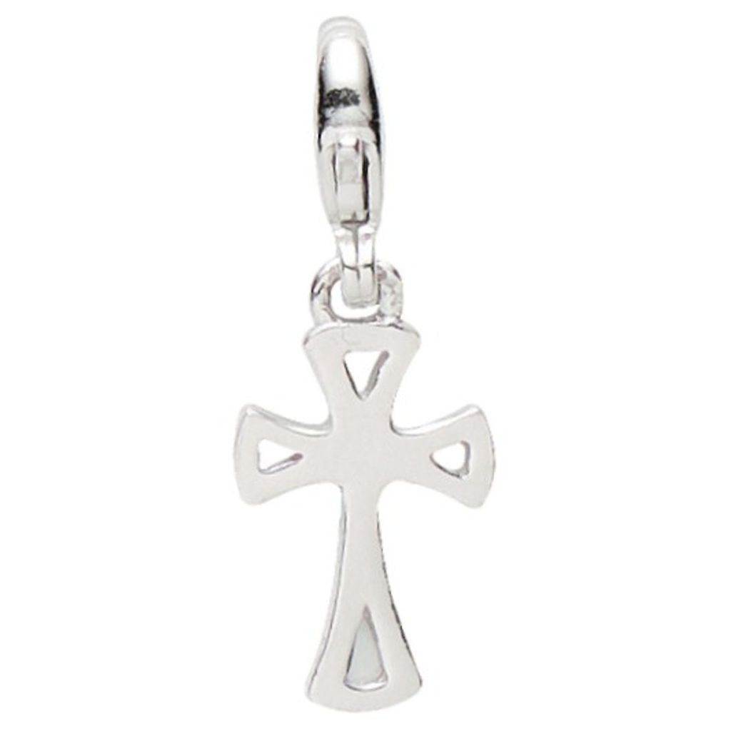 Basic Silber 22.VX427 Damen Charms Kreuz Silber