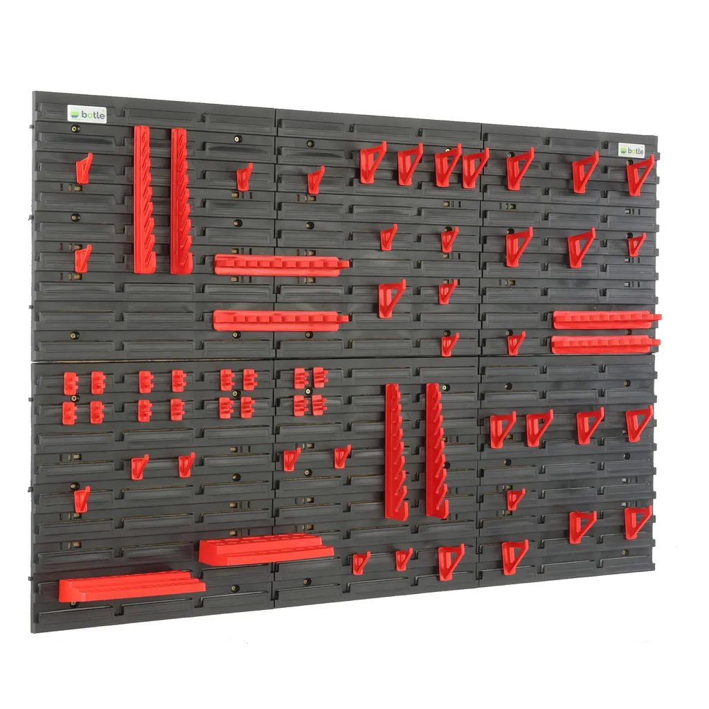 Solution de rangement pour petits outils : Mur d'Atelier 68 pièces - 2