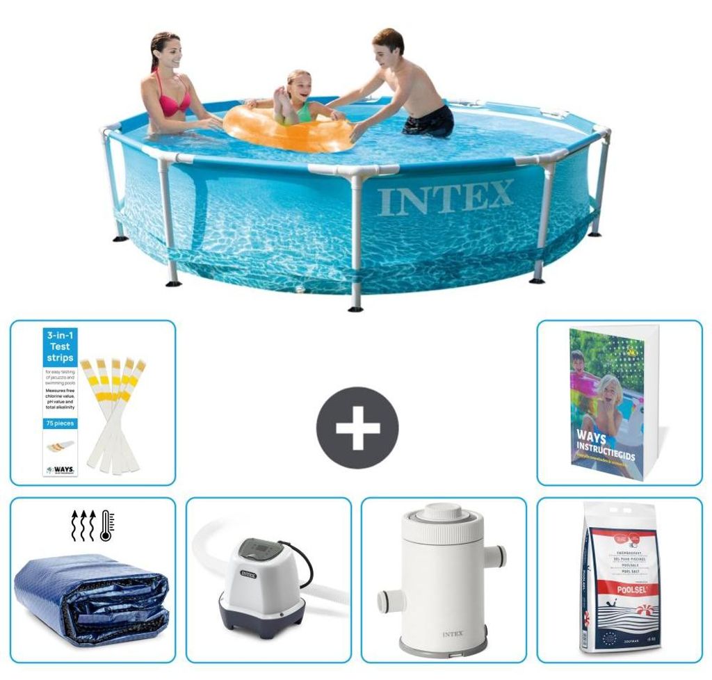 Frame Pool Rund - 305x76 cm - 7-teilig S155