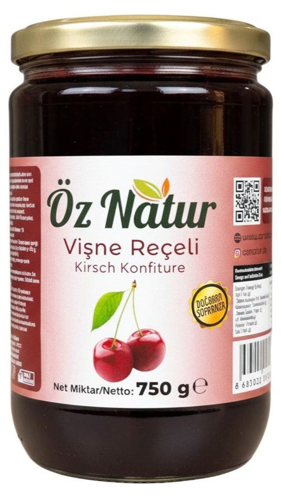 Öz Natur | Kirschkonfitüre Türkischer Art 750g