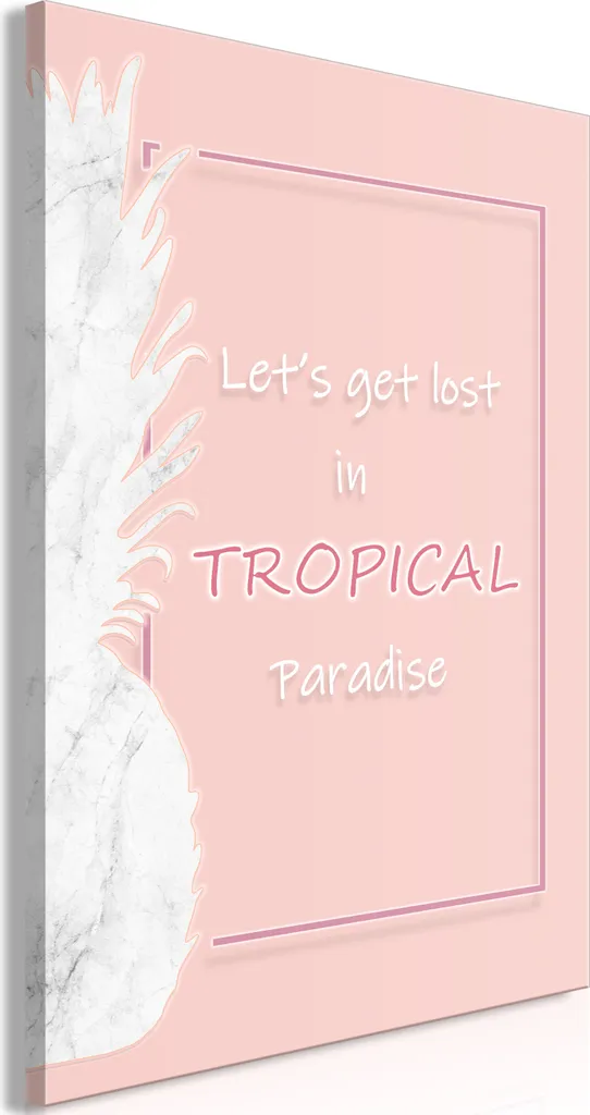Quadro Decorativo Tropicale 80x120 - Evasione Quotidiana su Tela
