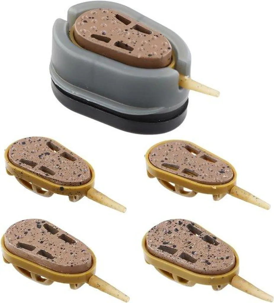 Kit Appâts Carpe 5 en 1 Multi-Poids 20-60g avec Outils de Montage