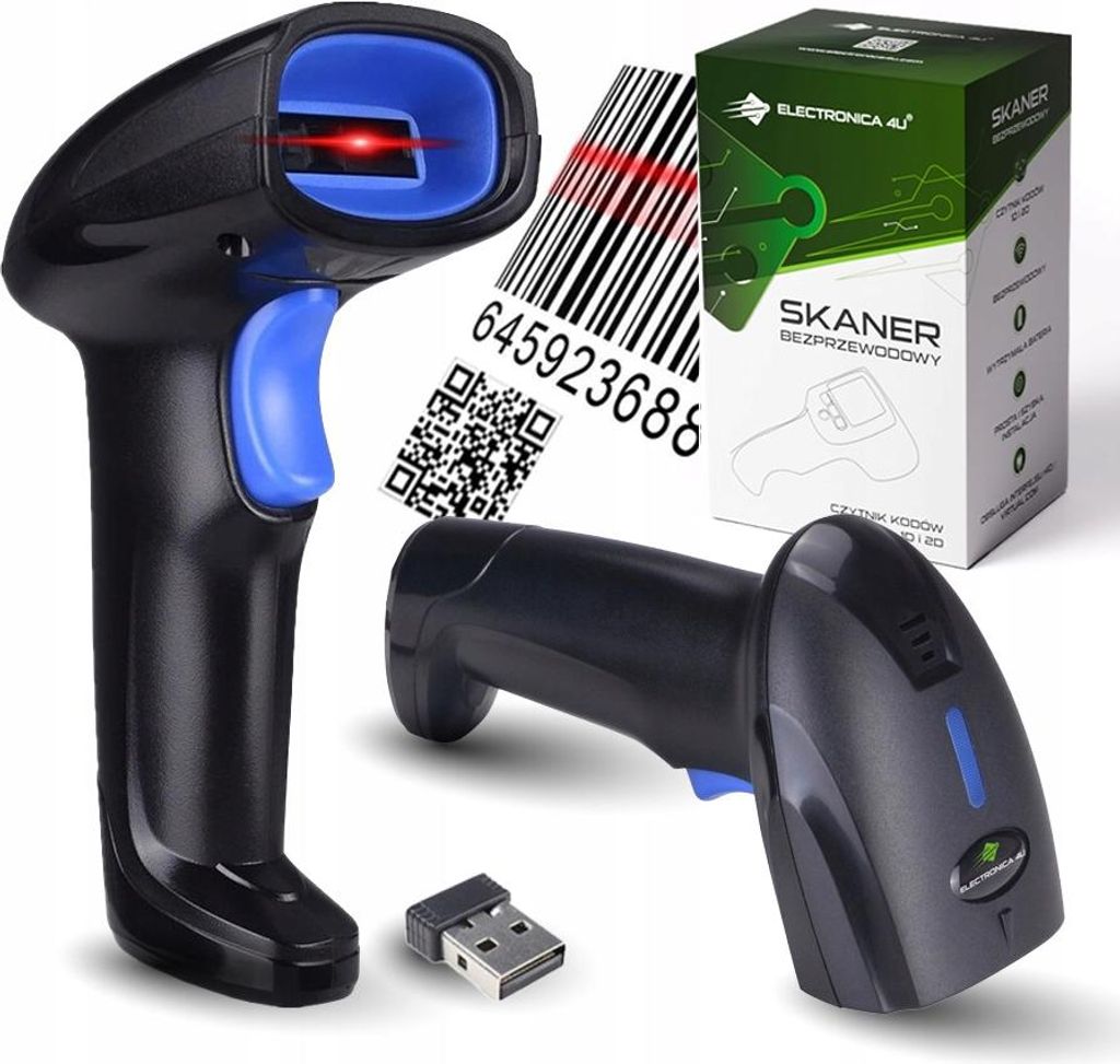 Lecteur de codes-barres 1D/2D QR automatique Image du produit 