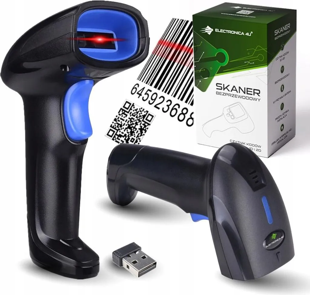 Lettore scanner di codici a barre 1D/2D QR automatico