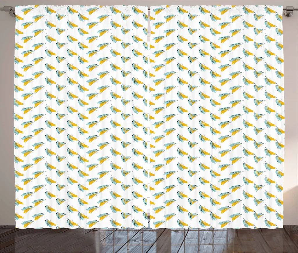 Tenda Lavabile ABAKUHAUS 280x245cm | Resistente e Colorata per Famiglia