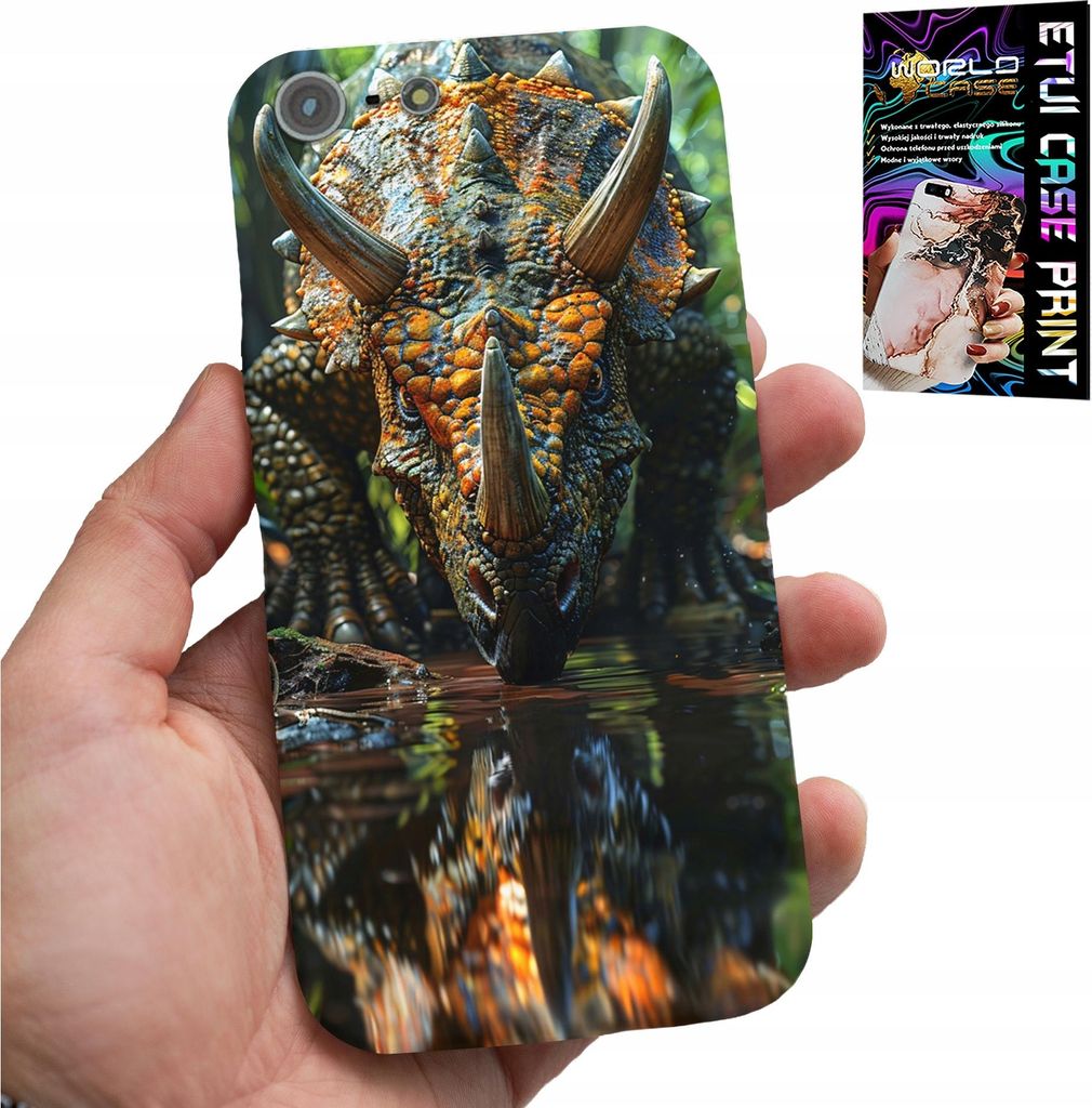 Hülle Für Iphone 5 / 5S / 5C - Dino Dinosaurier Triceratops Hülle