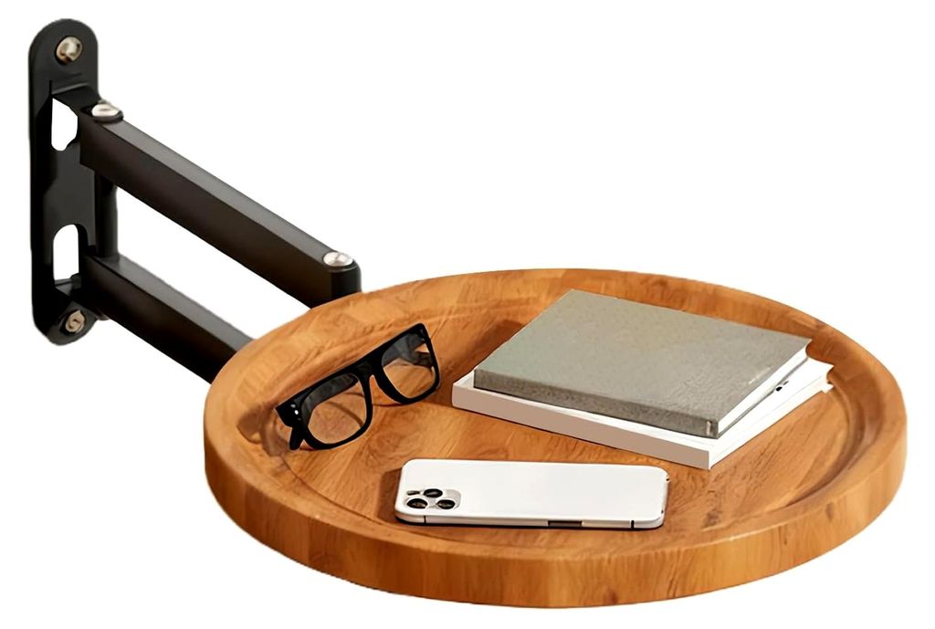 Wandmontierbares Klapptablett, ausziehbarer Schreibtisch, Balkon, Couchtisch, für Wohnung, Schlafzimmer, Hausbesitzer, Mieter, Badezimmer, Küche,...