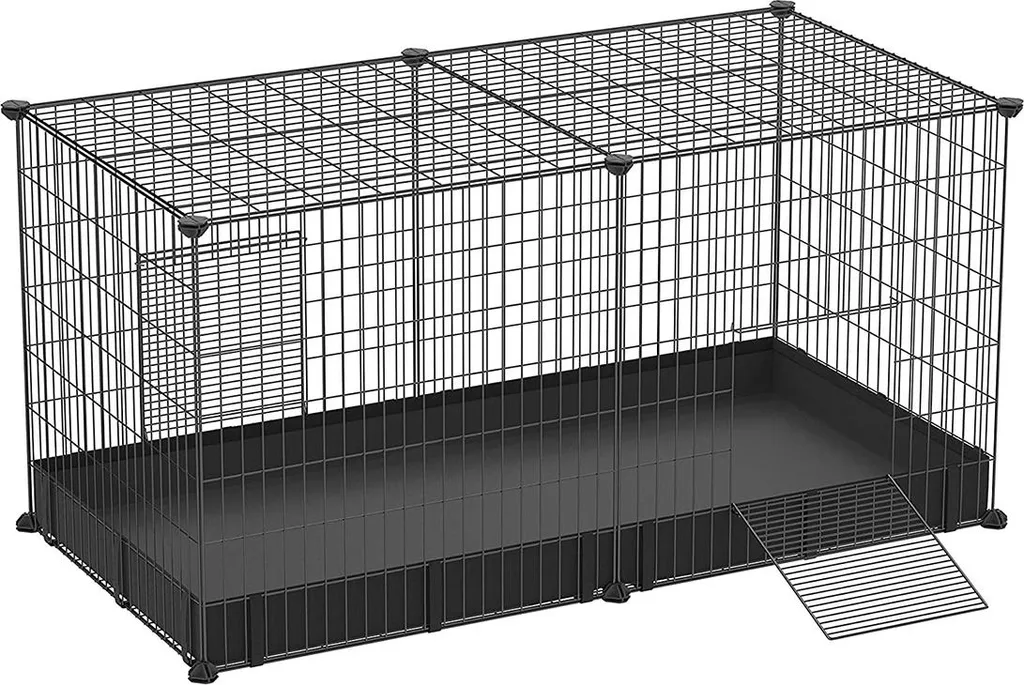 Enclos extérieur pour petits animaux anti-évasion et résistant aux griffes