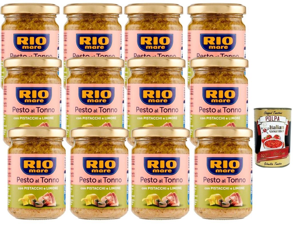 Rio Mare Pesto al Tonno Pistazie & Zitrone 12x130g cremiges Produktbild 