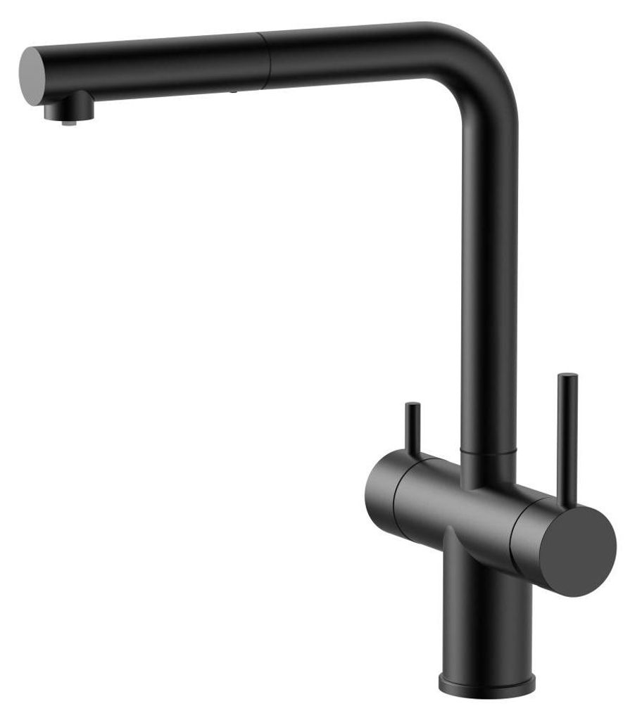 Pure.Sink Elite Steel Clear-S Mattschwarz Produktbild 