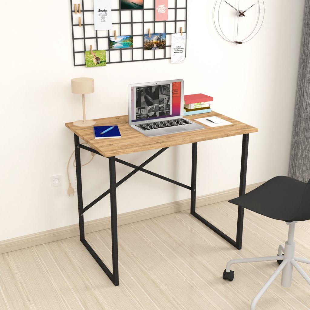 Schreibtisch Tjeldsund Computertisch Bürotisch 74 x 90 x 60 Produktbild 