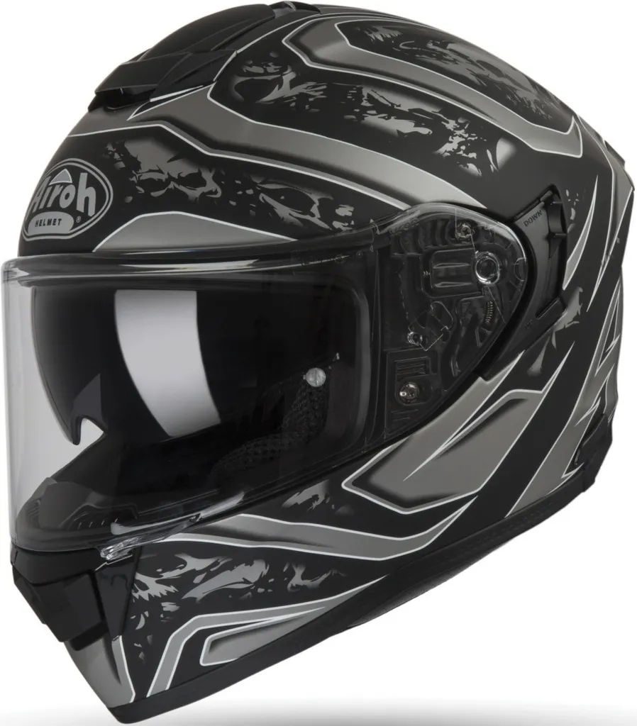 Airoh ST 501 Dude Noir Gris XS : Casque Confortable Haute Ventilation