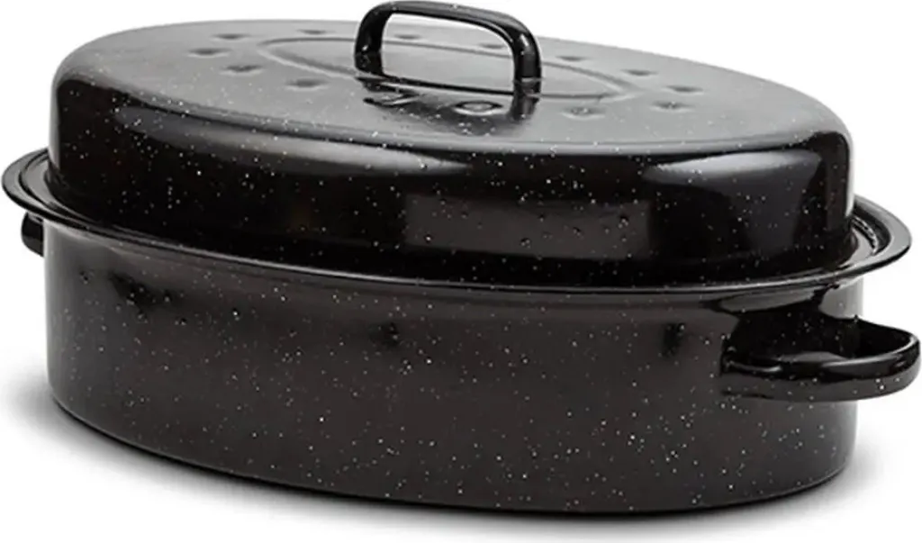 Casserole ovale NAVA 3L en acier émaillé - Revêtement haute résistance