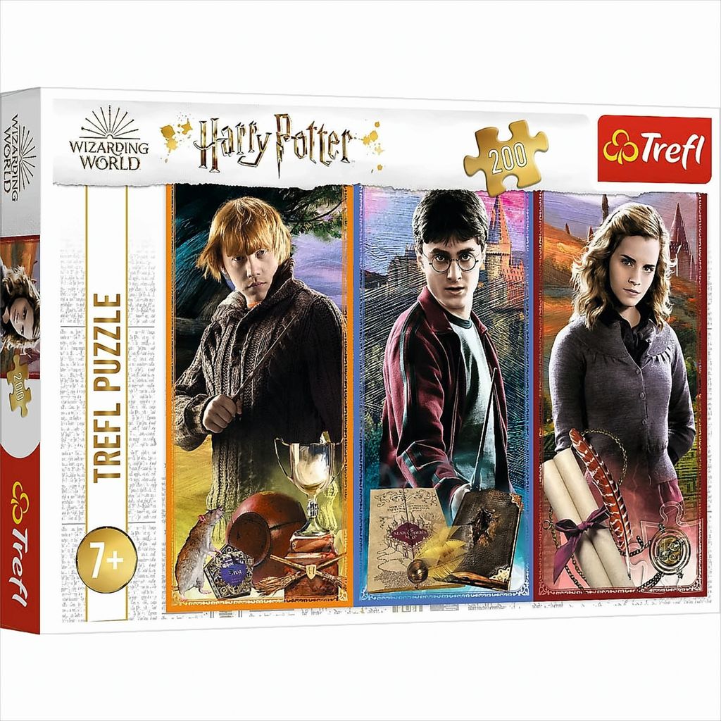 TREFL Puzzle Harry Potter: In einer Welt der Magie und des Zaubers 200 Teile