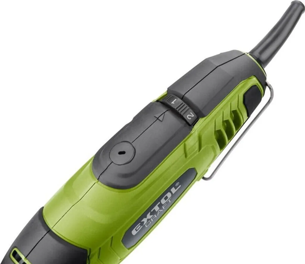 Mini meuleuse rotative électrique Extol Craft et kit complet de ponçage