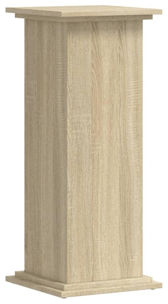 vidaXL Stojan na rostliny Sonoma dub 33x33x80 cm materiál Obrázek produktu 