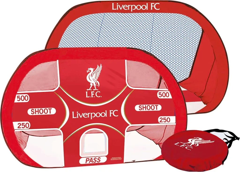 Équipement d'entraînement foot Liverpool FC - Filet Pop-Up 2 en 1