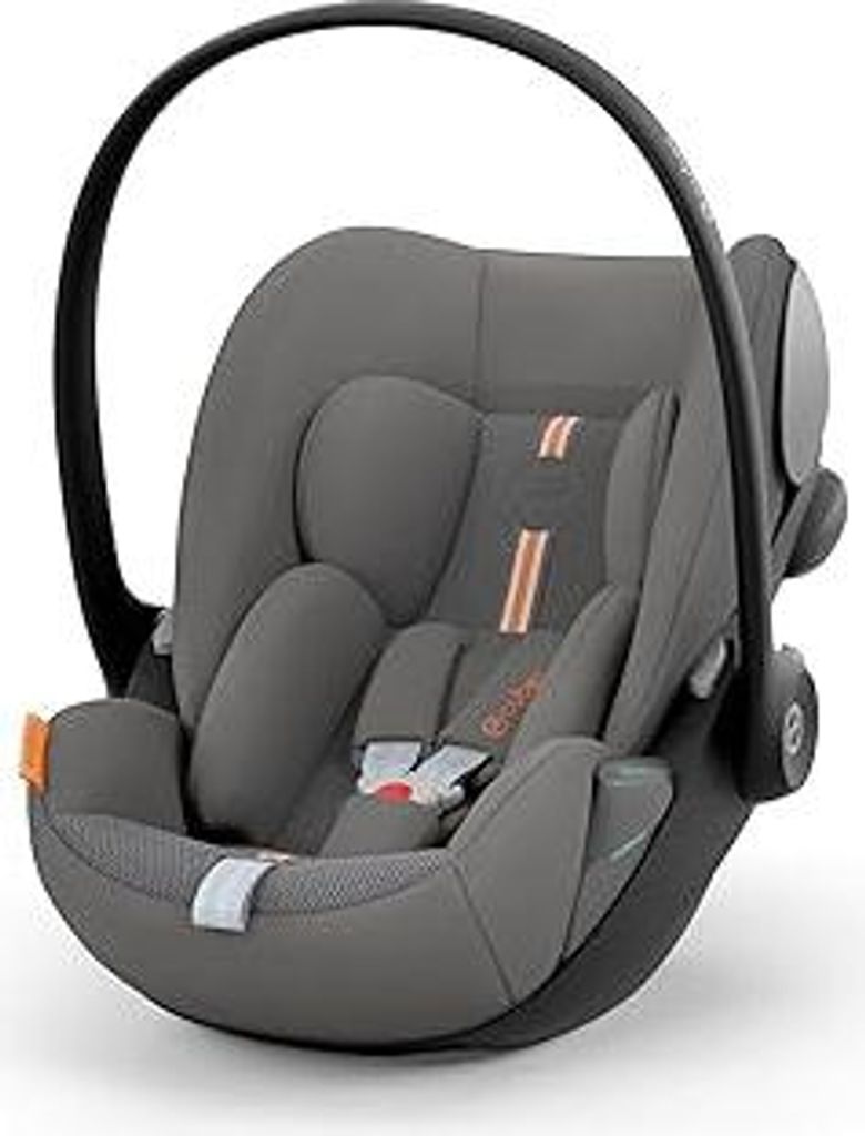 CYBEX Gold Babyschale Cloud G i-Size Plus, Inkl. Neugeboreneneinlage, Ab Geburt bis ca. 24 Monate, Für Kinder ab 40 cm bis 87 cm, Max. 13 kg, Lava...