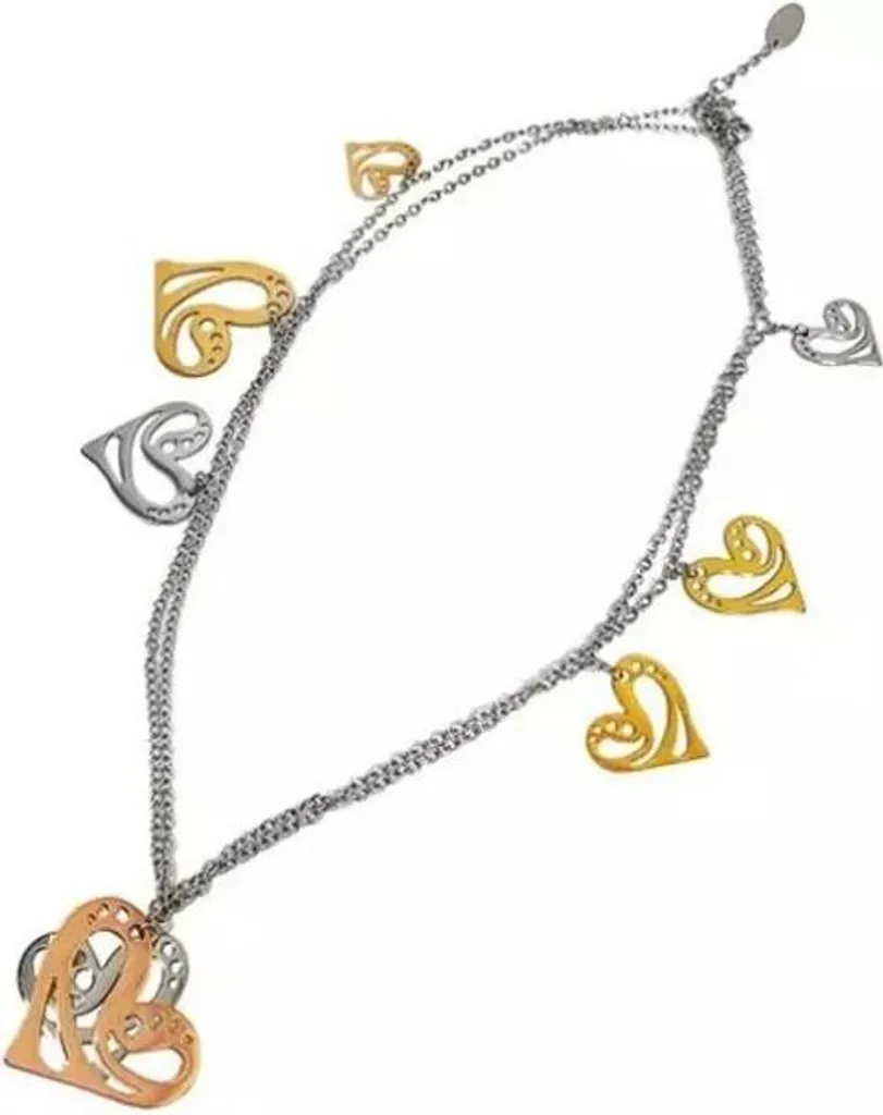 Collana Donna Brosway BFS01 Fantasy | Design Tri-Color Minimal