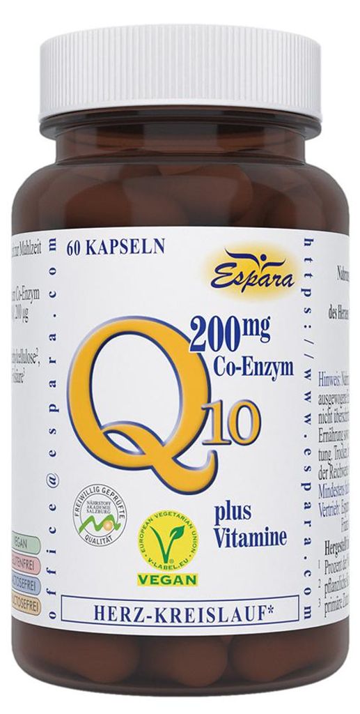 Espara Q10, kapsle, 200 mg, 60 kusů Obrázek produktu 