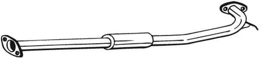 BOSAL 284-265 Mittelschalldämpfer Schalldämpfer für NISSAN X-TRAIL (T30)