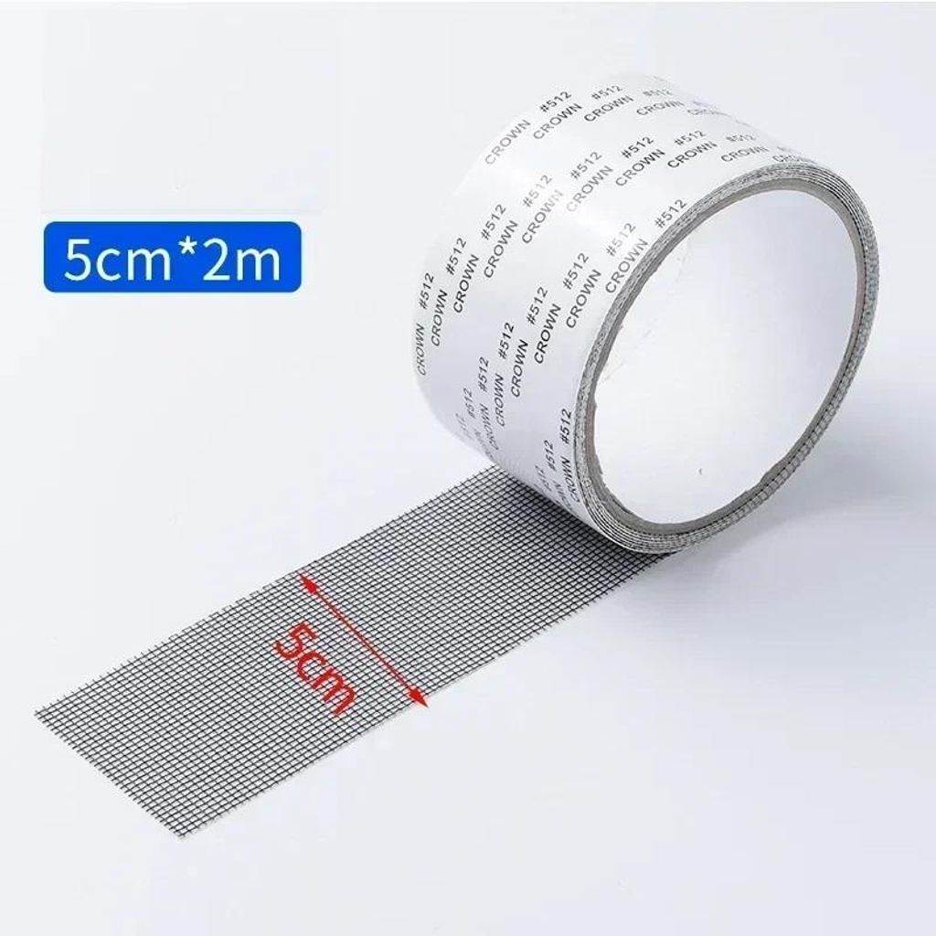 Fliegengitter Reparaturband selbstklebend 2m x 5cm – Produktbild 