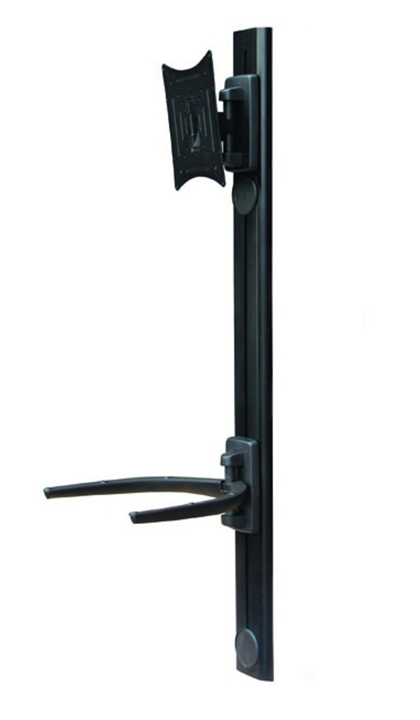 Wandhalterung omb lunar-genius schwenkbar verti.+-20o schwenkbar 90o vesa 200x200 ca. 10-50 verstellbare Bodenhalterung für dvd ,computer, Farbe...