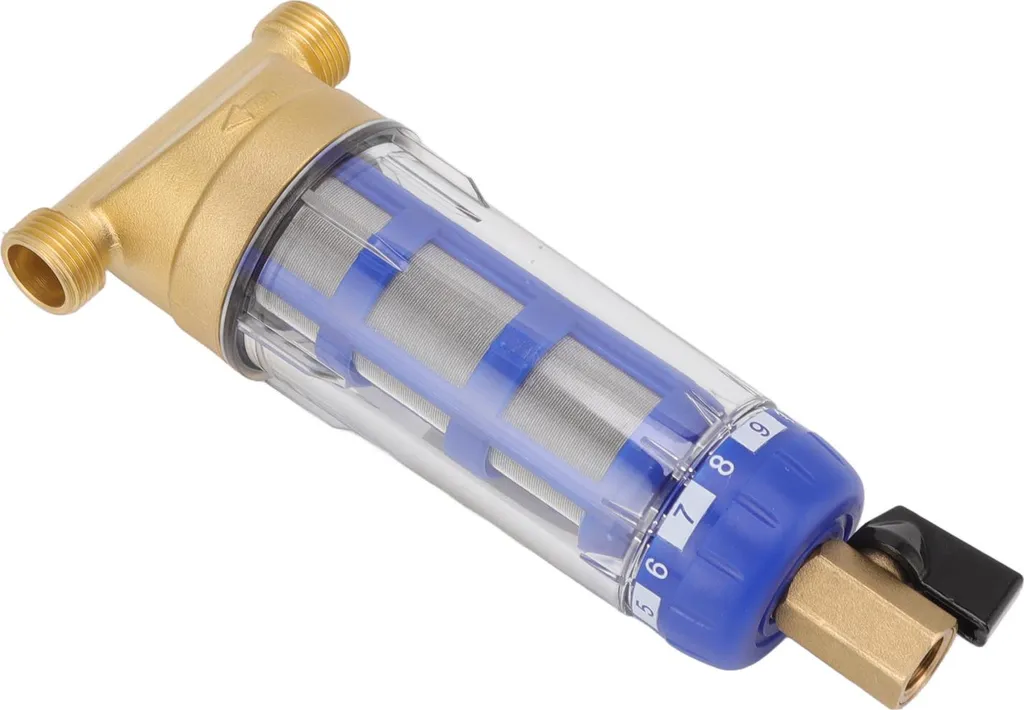 Solution anti-impuretés : filtre eau cyclonique G1/2 en cuivre pur