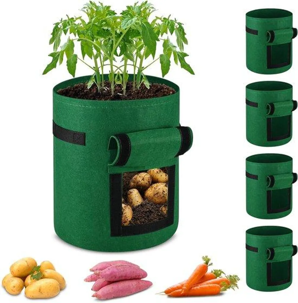 Sacs de plantation indéchirables avec poignées pour grands légumes 60L