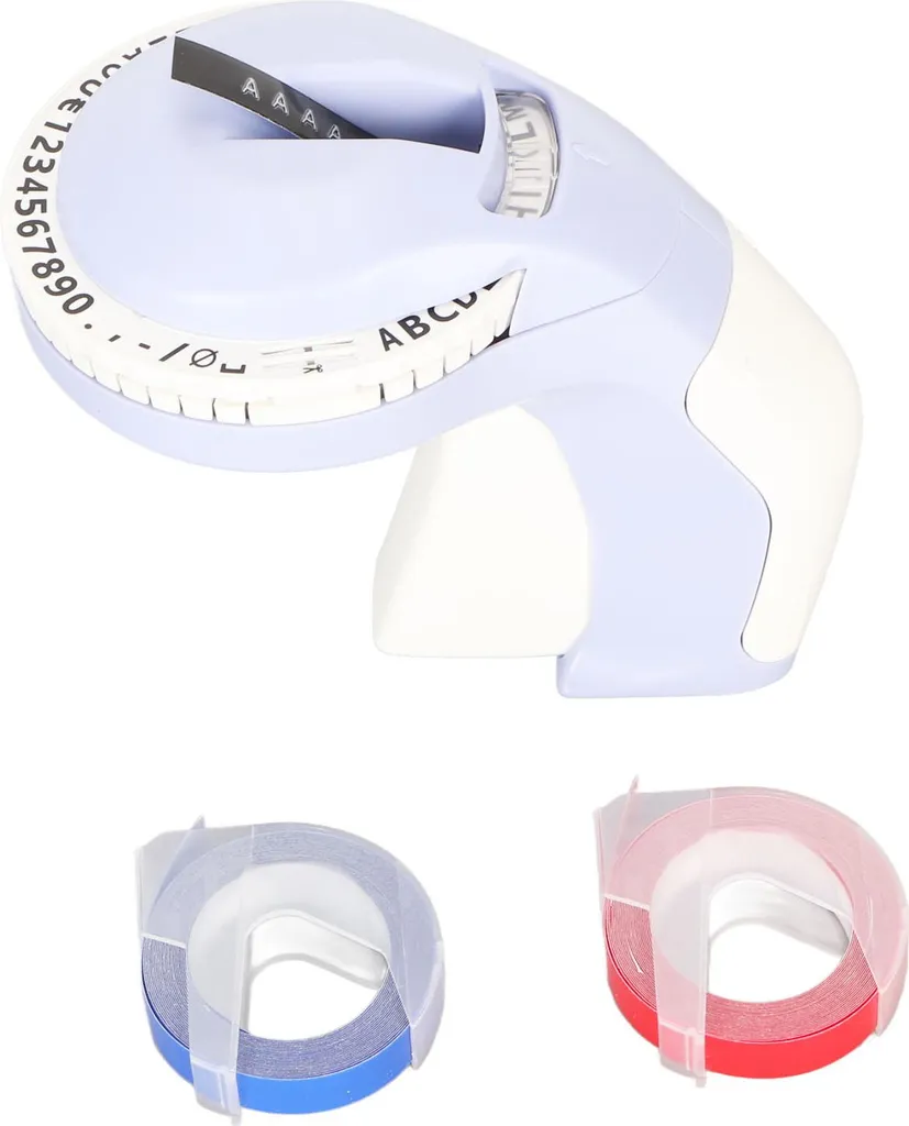 Organisez tout sans Piles avec cette Étiqueteuse Manuelle 3D Violette