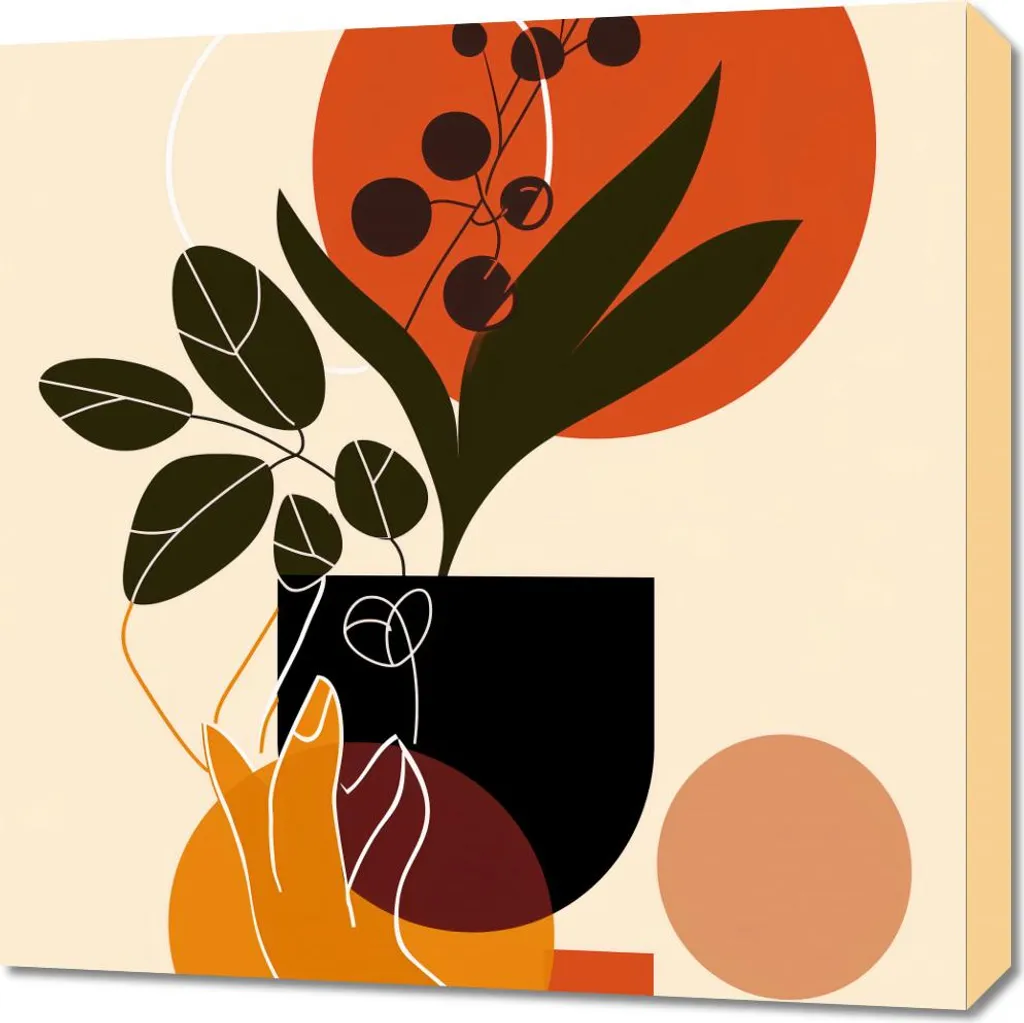 Quadro 60x60 Naturalezza | Ricordi di Bosco in un Quadro Moderno
