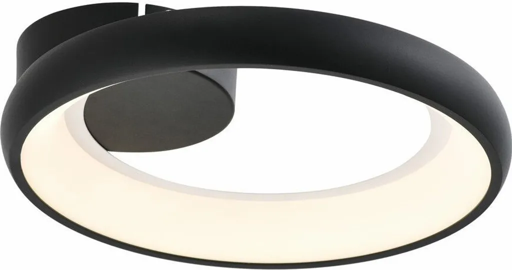 Plafonnier LED Anti-Éblouissement Noir 4000K - Finissez-en avec l'Ombre