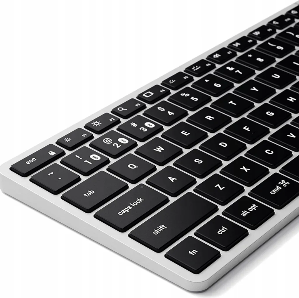 Satechi Slim X1 Clavier Argent Rétroéclairé Bluetooth avec Charge USB-C