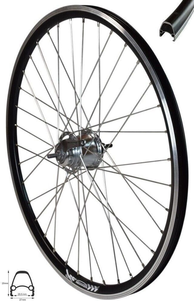 REDONDO 26 Zoll E-Bike Hinterrad Laufrad Felge Shimano Produktbild 
