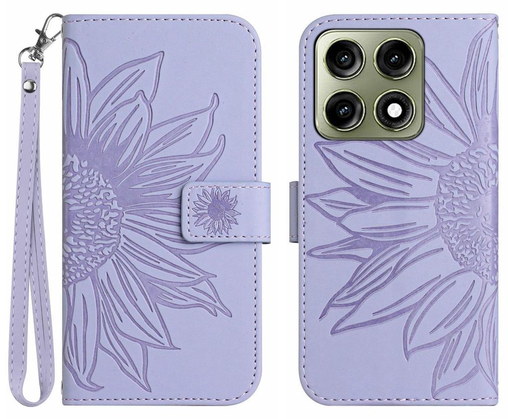 Coverup Sonnenblumen Klapphülle - Motorola Edge 70 Pro Hülle - Lavendel