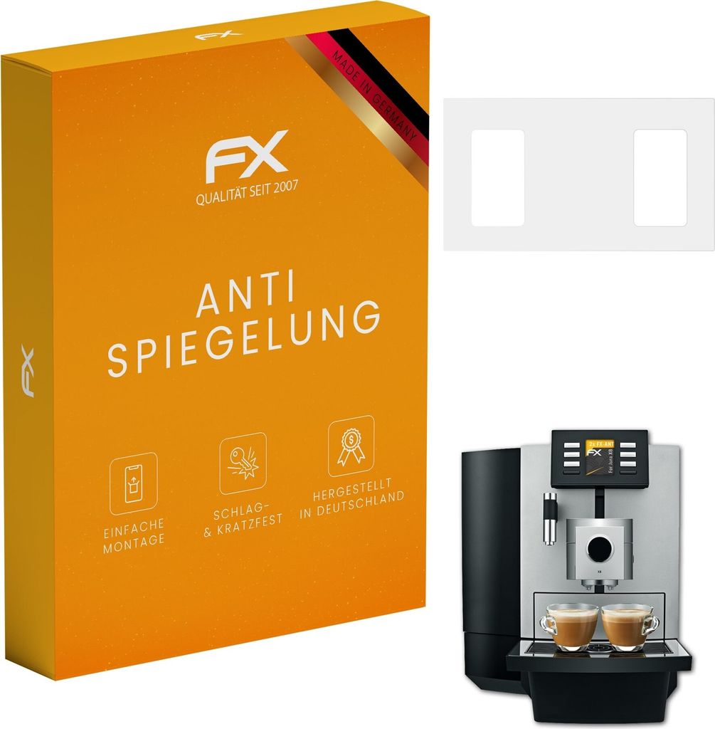 atFoliX FX-Antireflex 2x Schutzfolie kompatibel mit Jura X8 Displayfolie