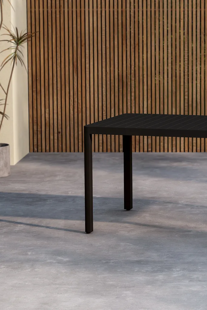 Table de Jardin Noire Giardini : Solution Stable et Durable contre la Rouille - 7