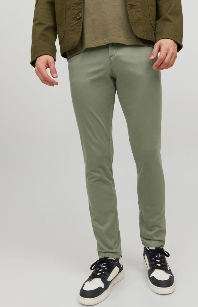 Chino Hose Stretch Pants Konischer Schnitt Slim Fit JPSTMARCO JJBOWIE |