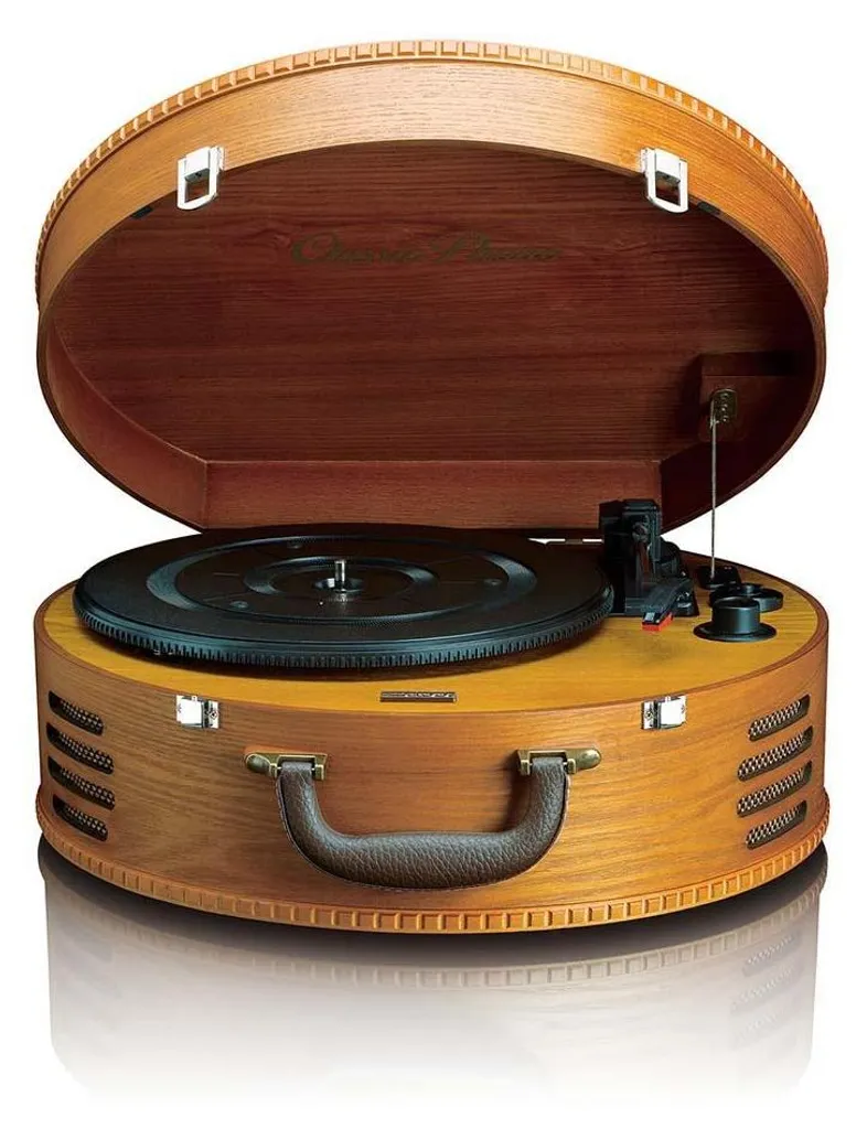 Platine Vinyle Nomade Classic Phono TT-34 Marron pour Salon et Voyage