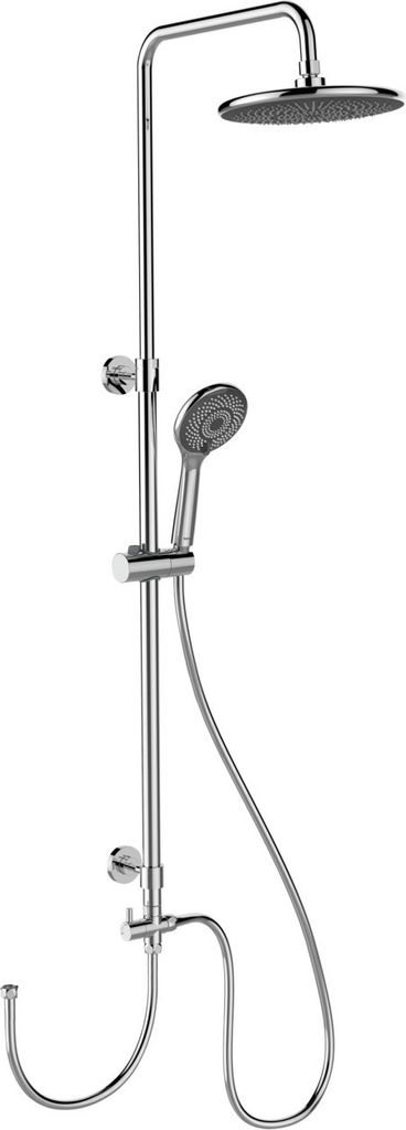 WENKO Watersaving Duschsystem Chrom 22,5 x 75-120 cm