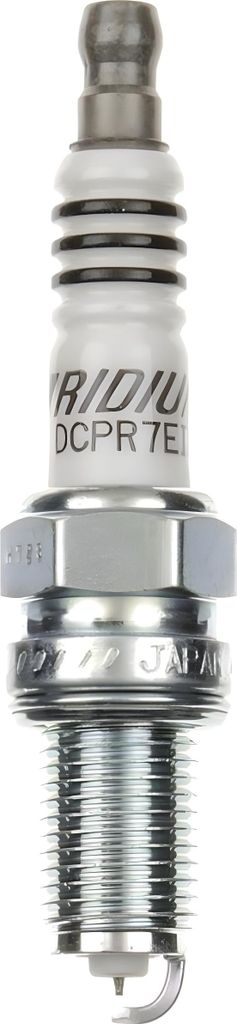 Zündkerzen Set NGK 6x DCPR7EIX Iridium-Zündkerze entstört, 19,0mm Langgewinde Ø 12,0mm Hex 16,0mm, Elektrodenabstand 0,85mm, Wärmewert 7, 6046