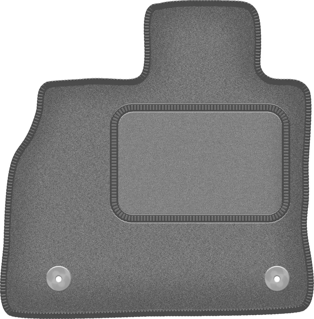 Tappetino Guida su Misura Nissan Leaf 2010-2017 - Velluto Grafite Top