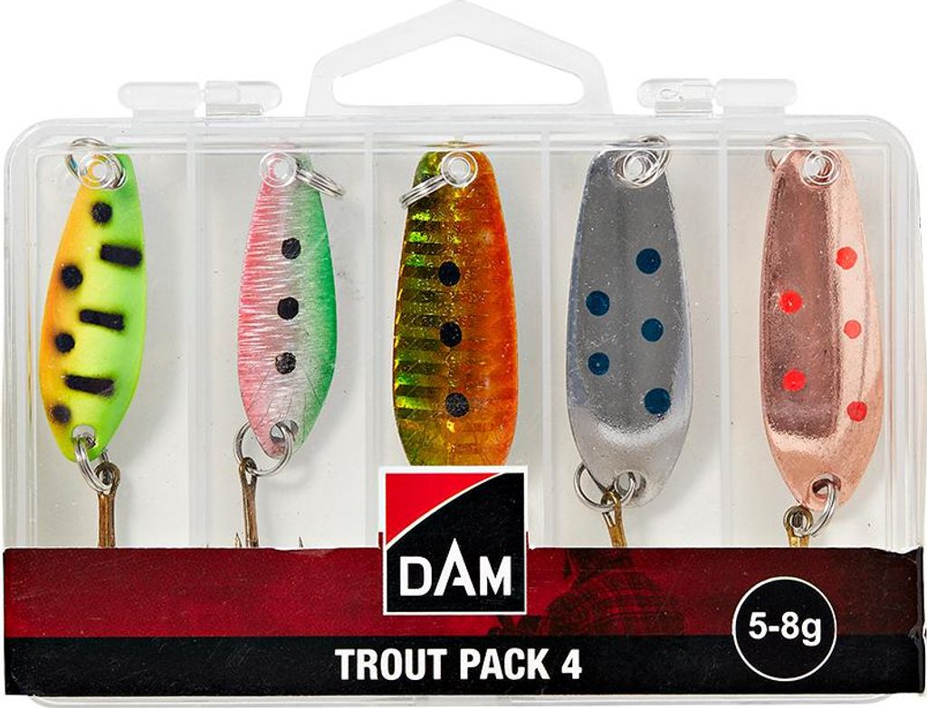 DAM Trout Pack 4 Mixed 5 cm 5 - 8 g Spinner / Löffel