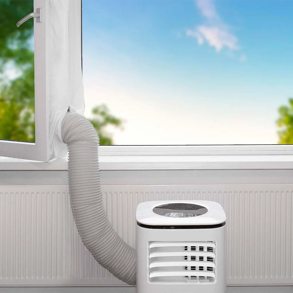 Joint de Fenêtre Nedis : Stop à la Chaleur pour Climatiseur avec Zip