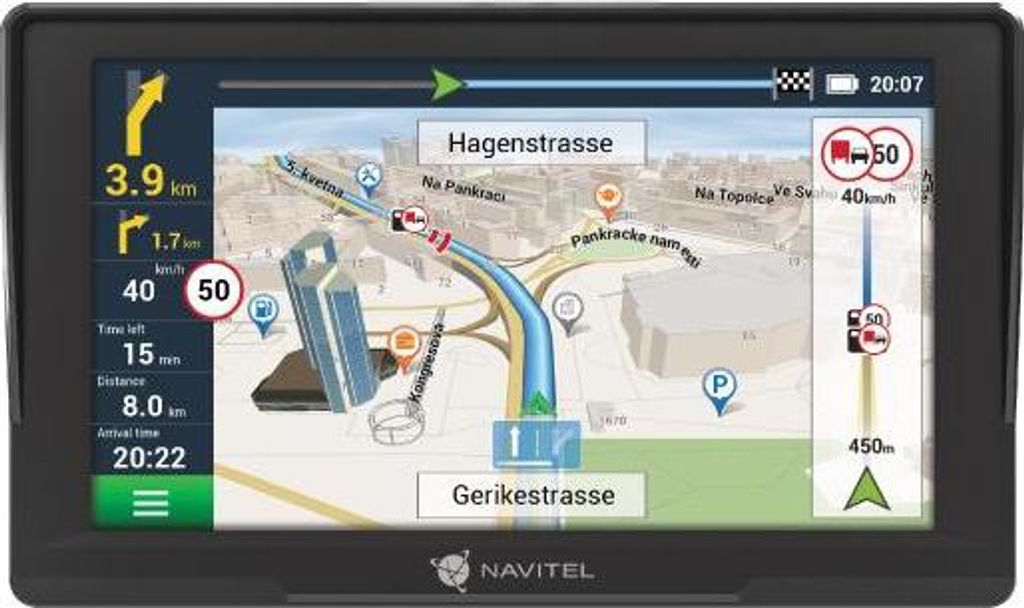Navitel E777 Truck, Interieur, Albanië, Andorra, Productafbeelding 