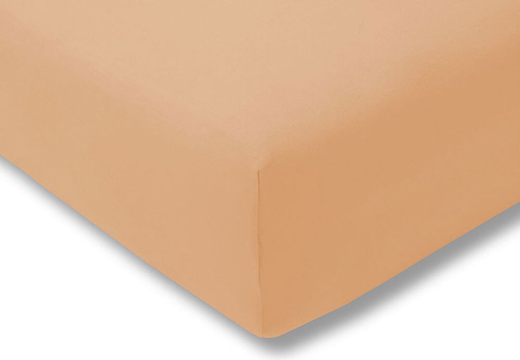 Estella Zwirn-Jersey Spannlaken 150x200cm, Farbe sand Produktbild 